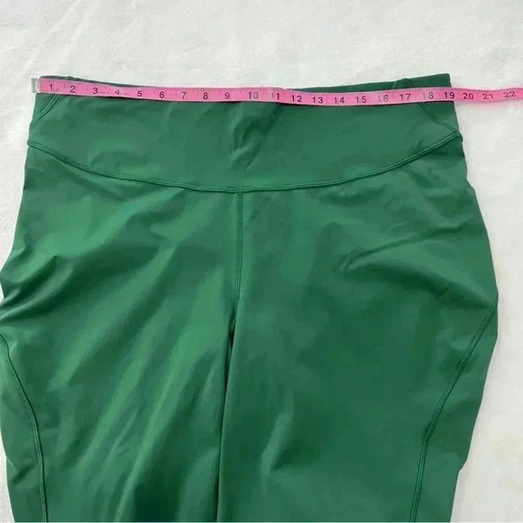 Lululemon Base Pace High Rise Crop 23”Brushed Nulux Everglade Green. Siz… - Picture 8 of 13